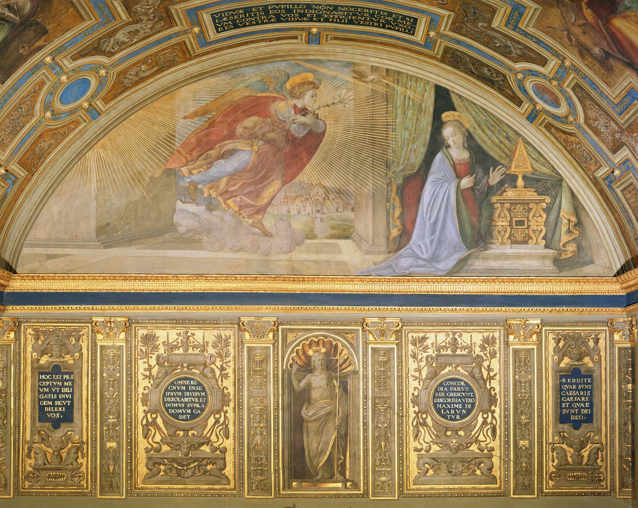 La Anunciación de Domenico Ghirlandaio