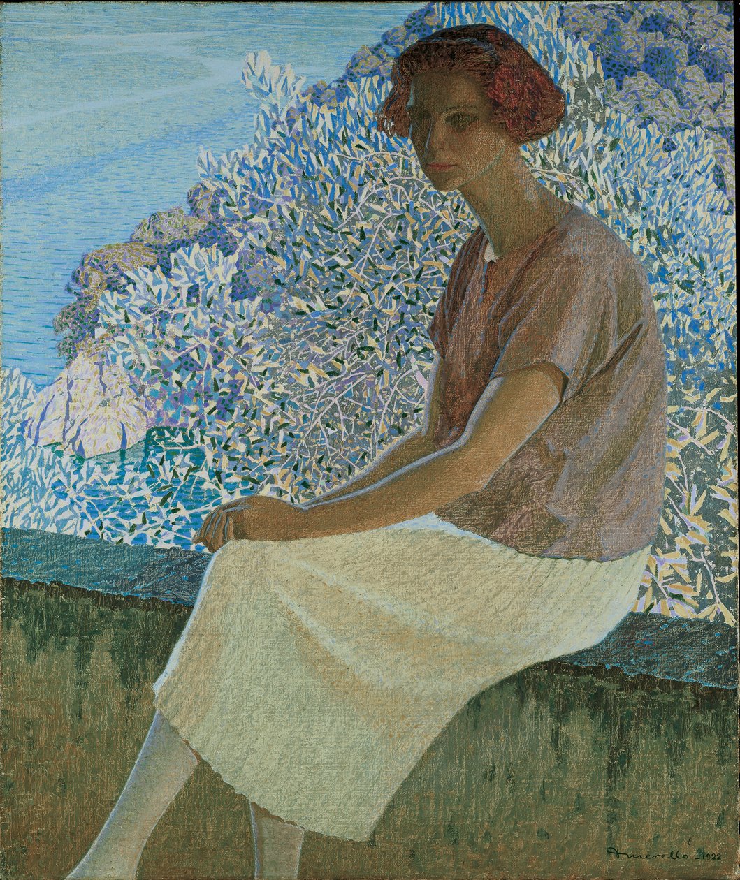 Calma argentea. Retrato de Alma Fidora, 1922 de Domenico Guerello
