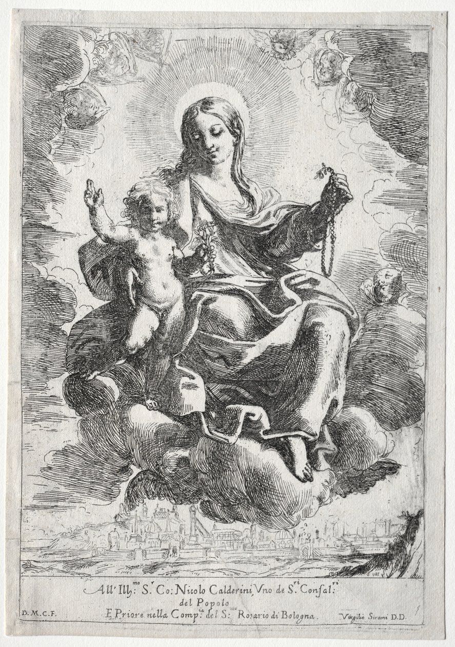 Madonna del Rosario de Domenico Maria Canuti