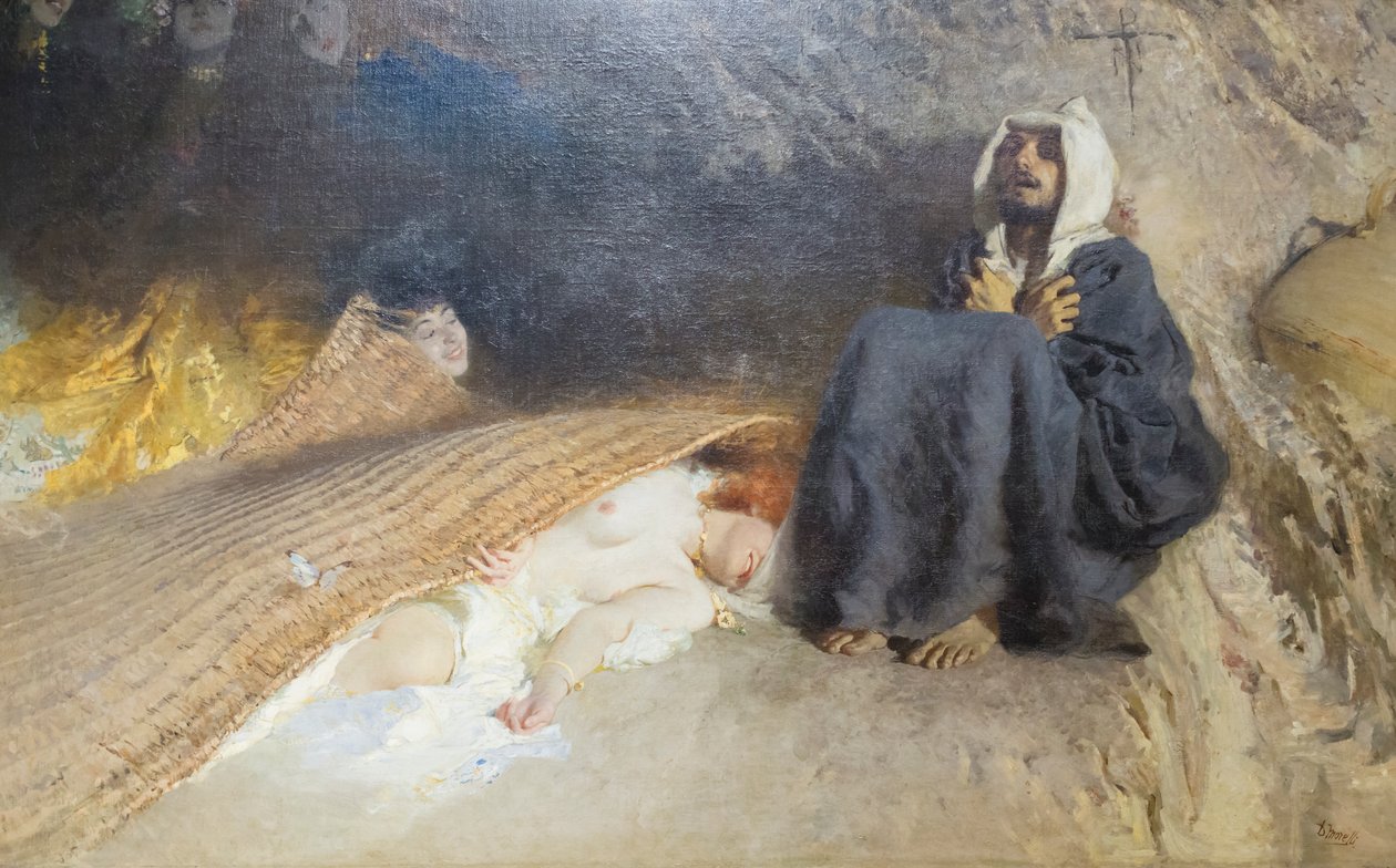 Las tentaciones de San Antonio de Domenico Morelli
