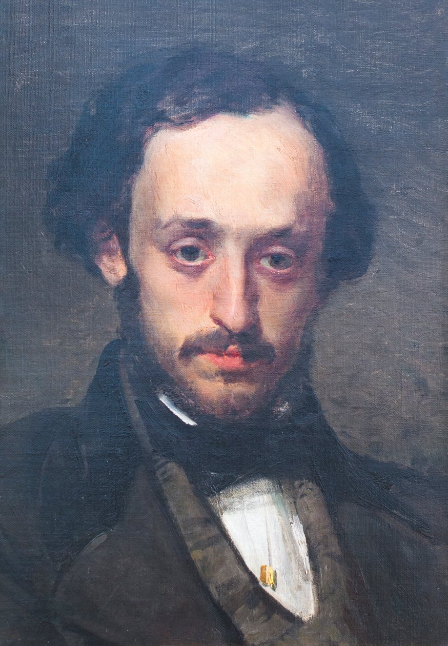 Pasquale Villari de joven de Domenico Morelli