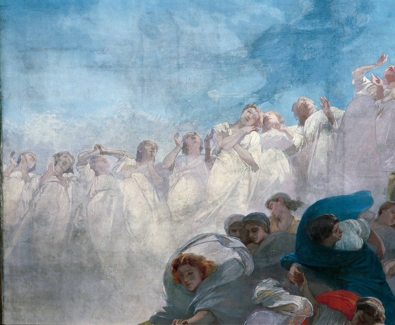 La Asunción (detalle) de Domenico Morelli