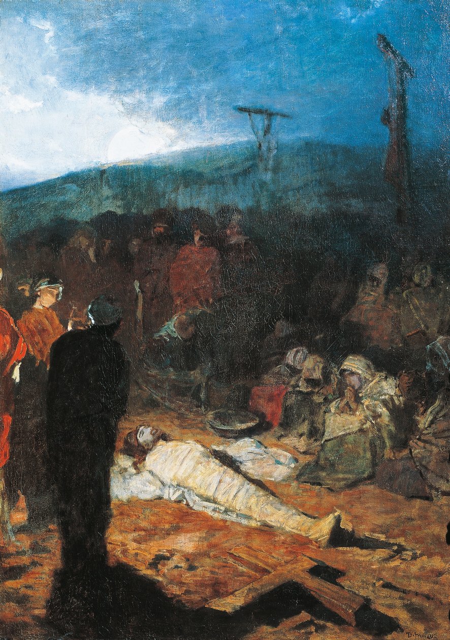 El Embalsamamiento de Cristo de Domenico Morelli
