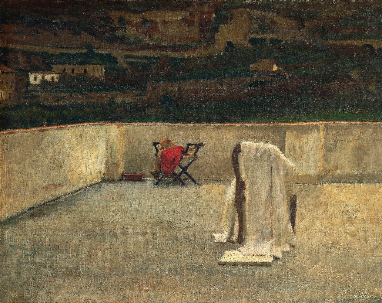 La terraza, por Domenico Morelli de Domenico Morelli