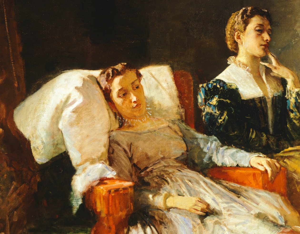 Torquato Tasso leyendo Jerusalén liberada a Eleonora d