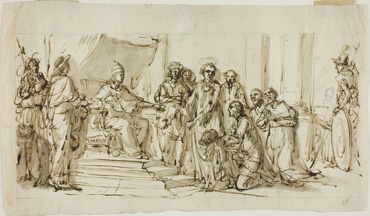 Audiencia papal de Domenico Pozzi