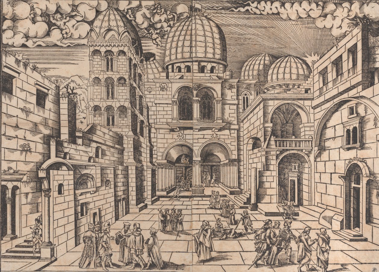 La Iglesia del Santo Sepulcro, Jerusalén de Domenico dalle Greche
