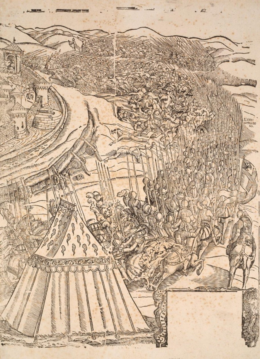 Toma de Goleta en Túnez por Carlos V de Domenico dei Franceschi