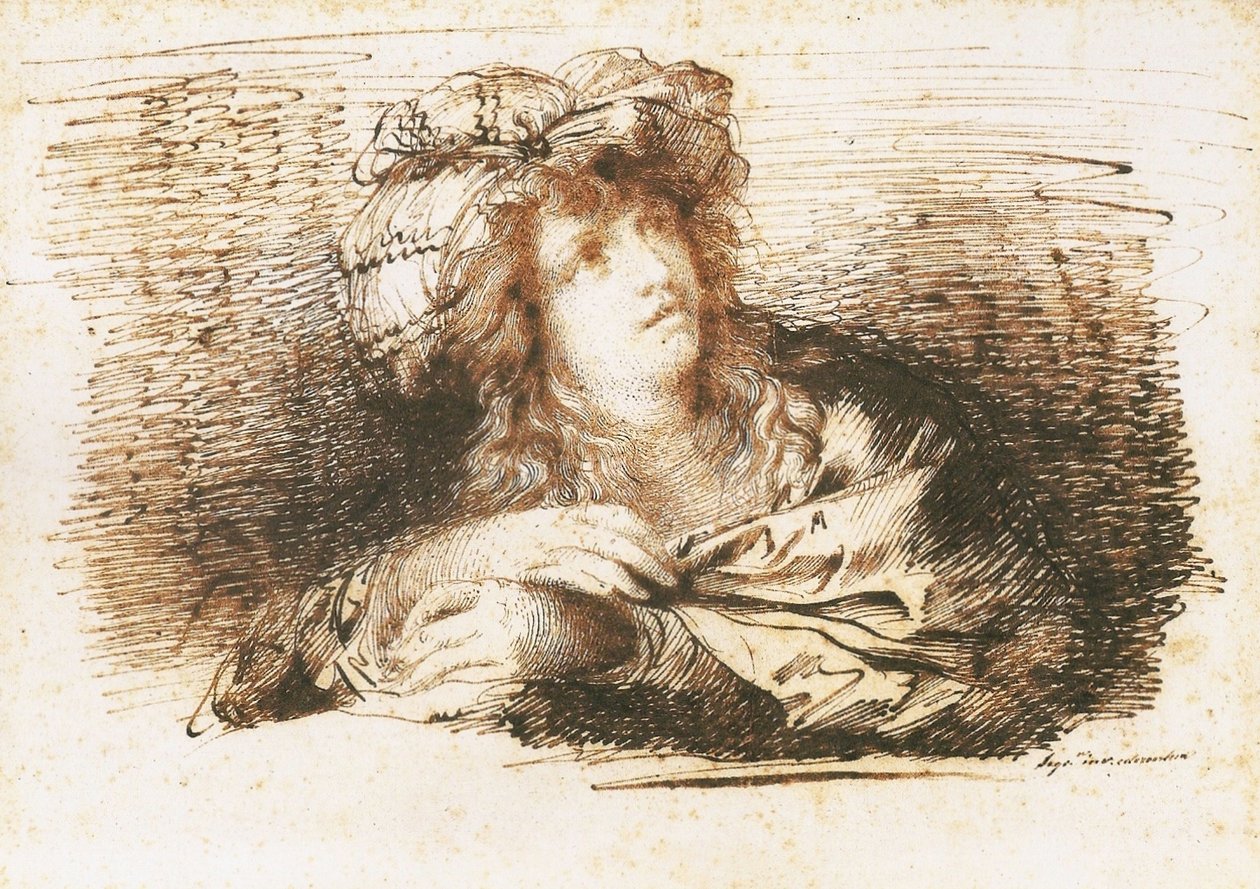 Mujer con turbante de Domingos Antonio de Sequeira