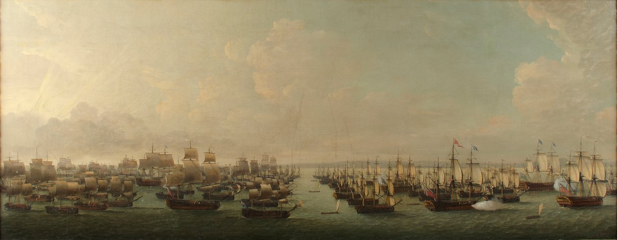 La escuadra inglesa que atacará La Habana en 1762 de Dominic Serres