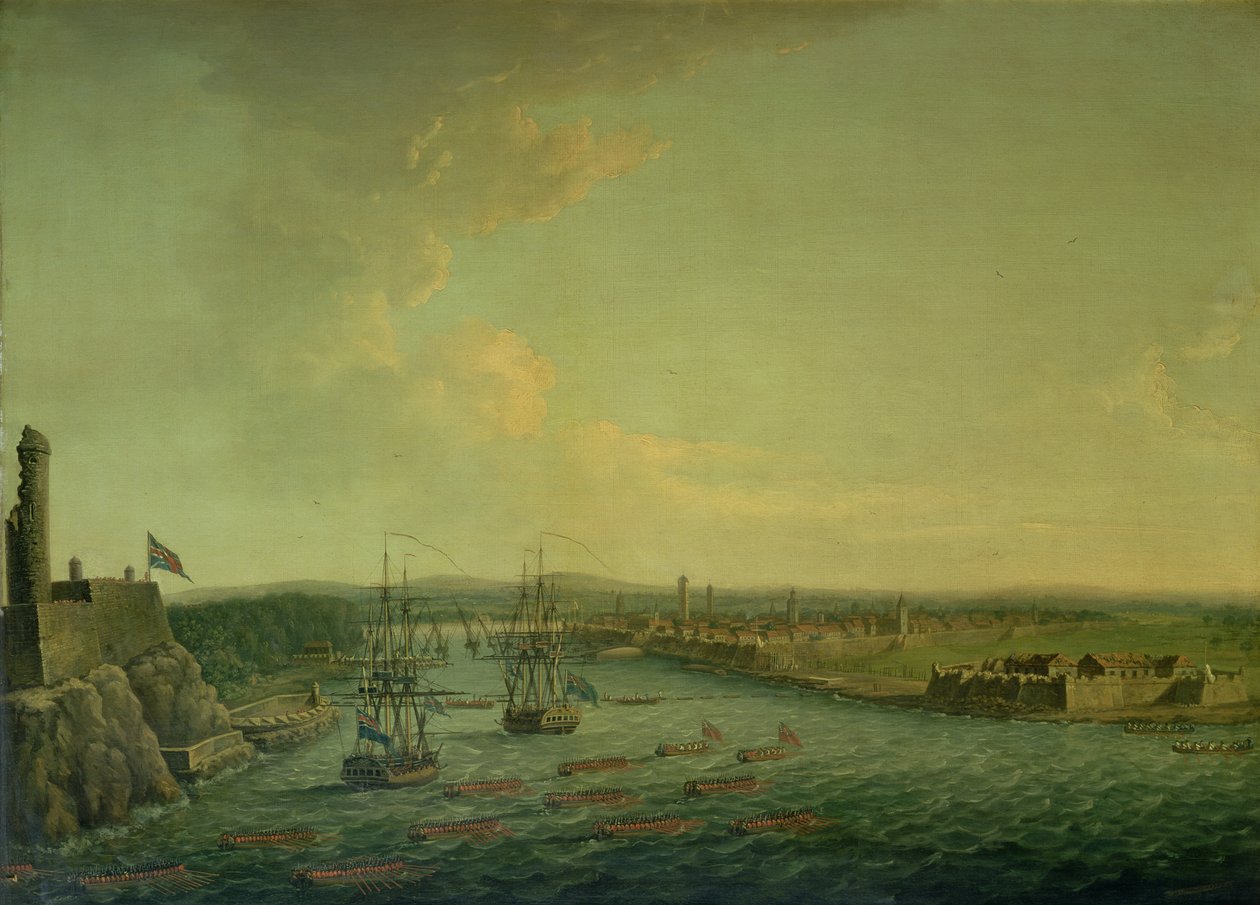 El sitio de La Habana en 1762, 1767 de Dominic Serres
