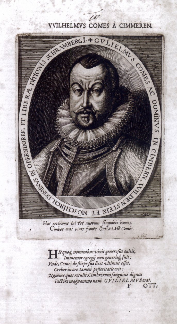 Wilhelm von Zimmern, el último Conde de Zimmern de Dominicus or Custodis Custos