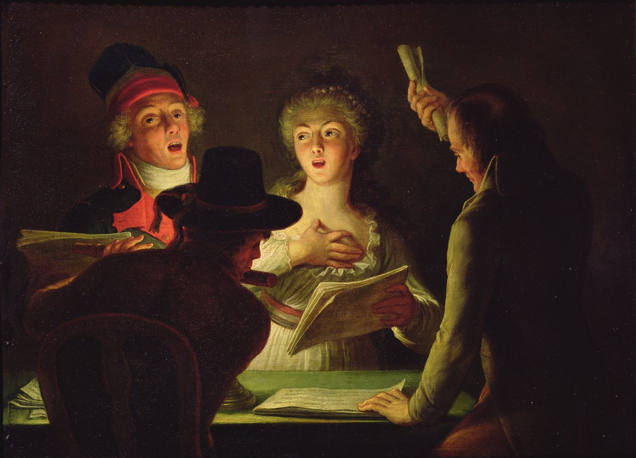 La Marsellesa o, Los cantantes patrióticos, 1794 de Dominique Doncre