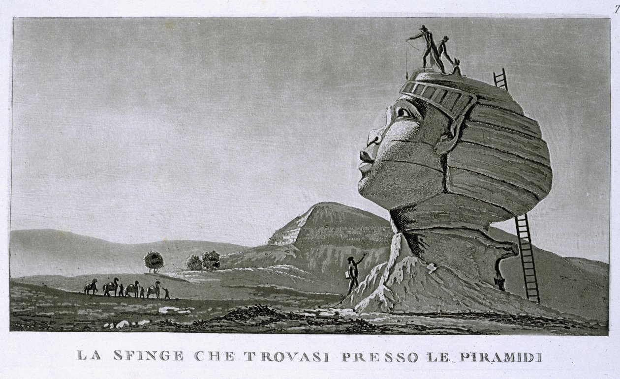La Esfinge en Giza, de 