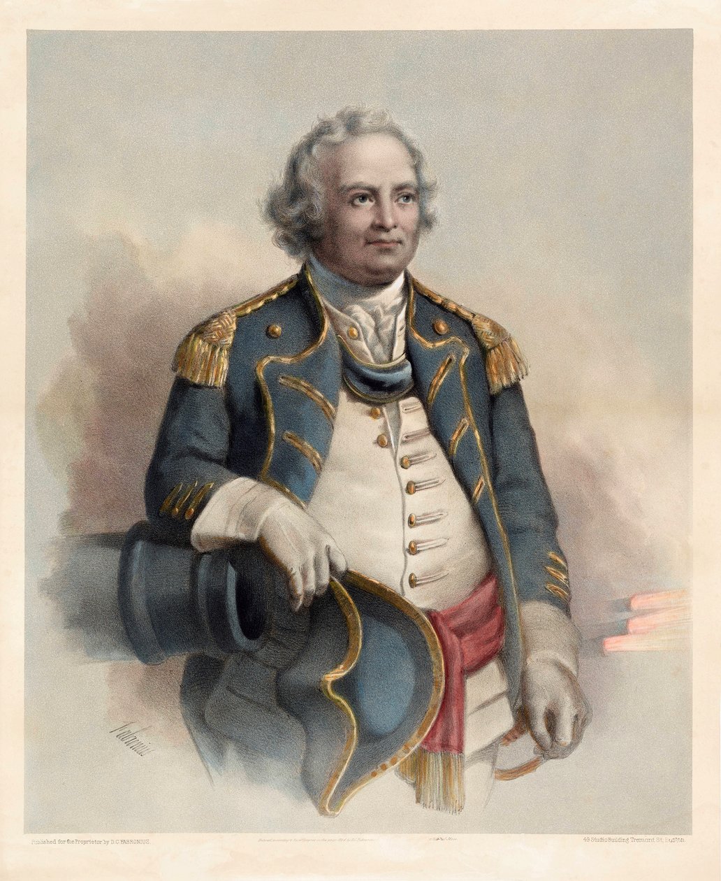 Mayor General Israel Putnam, pub. 1864 de Dominique C. Fabronius