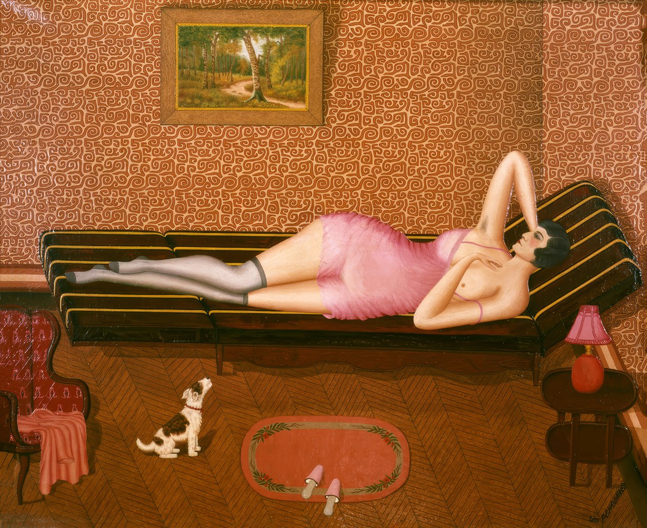 Siesta veraniega (Mujer acostada) de Dominique Peyronnet