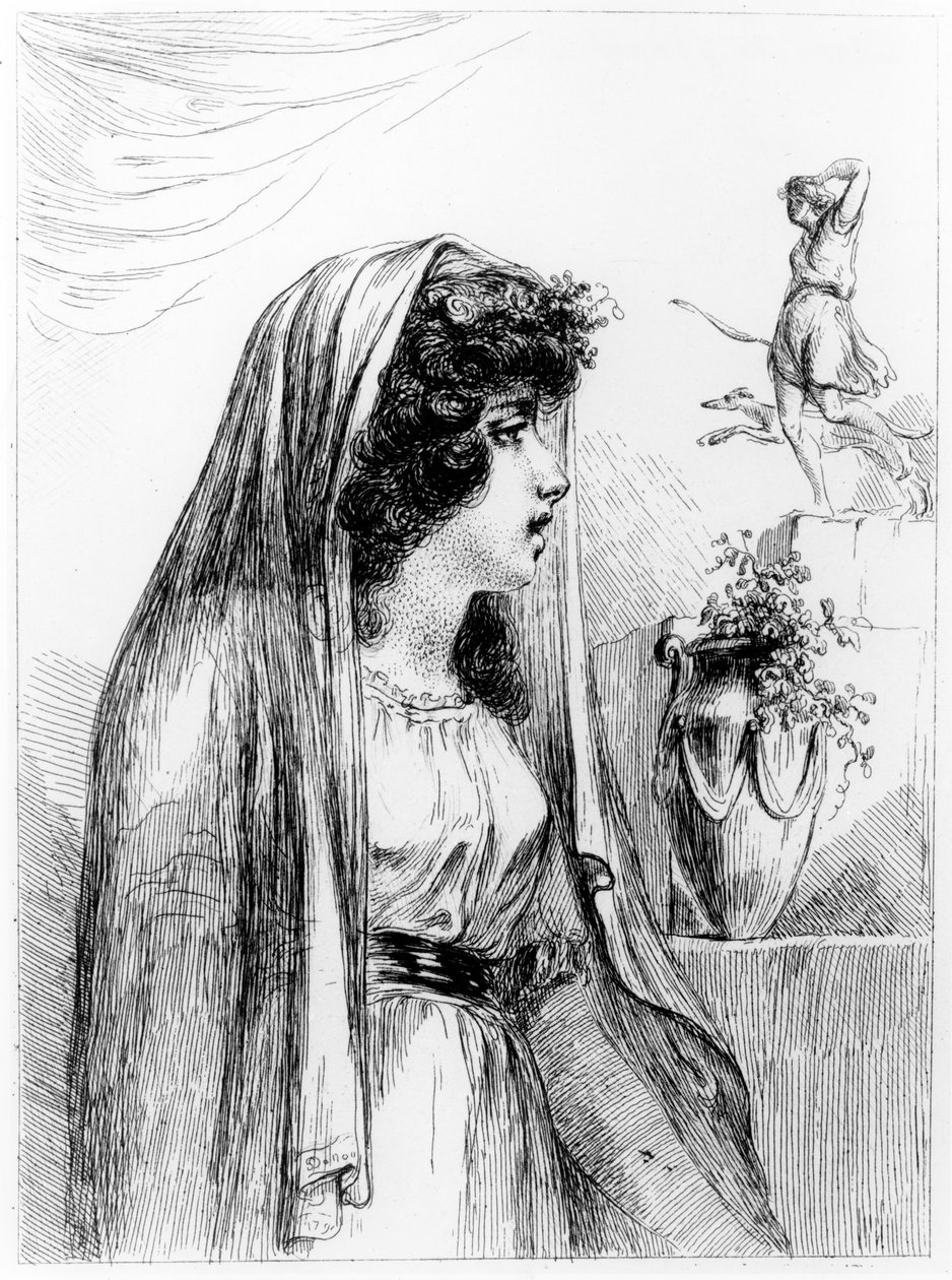 Lady Hamilton como Diana-Hécate, 1791 de Dominique Vivant Denon