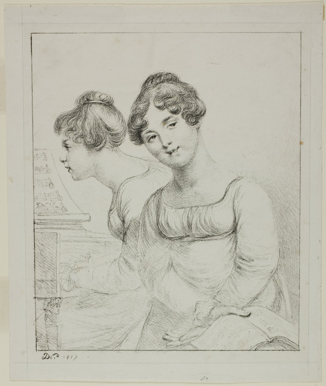 Madame Lavallée y Madame de Valory de Dominique Vivant Denon