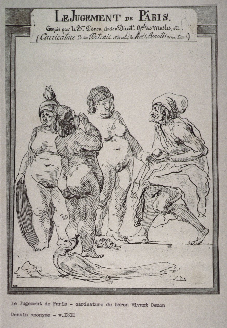 El Juicio de Paris de Dominique Vivant Denon