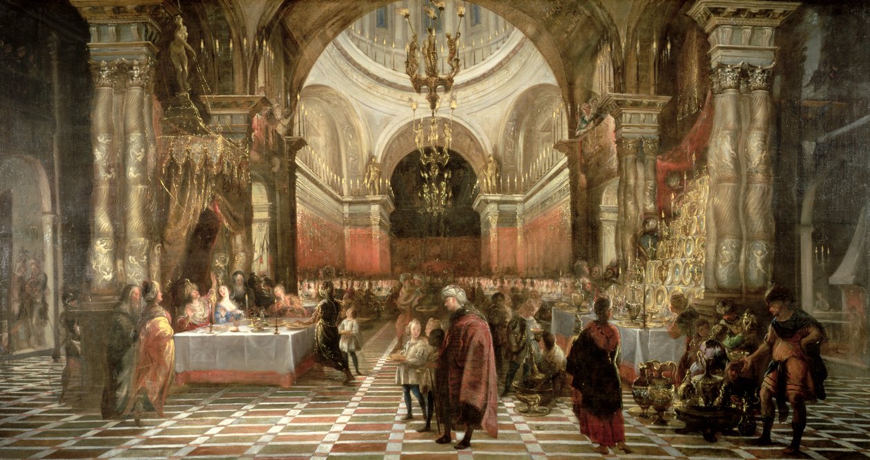 El festín de Belsasar, c.1650-70 de Don Juan Carreno de Miranda