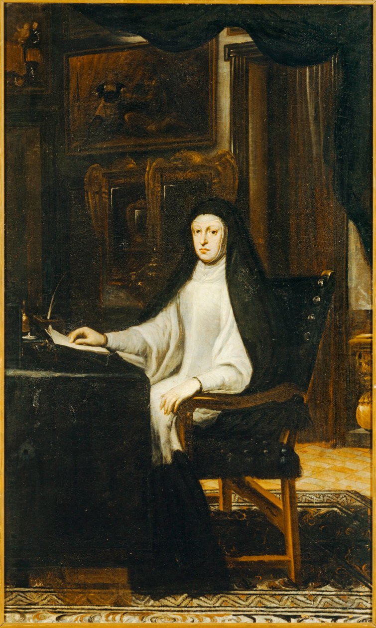 La reina María Ana de Austria, hija del emperador Fernando III ... de Don Juan Carreno de Miranda