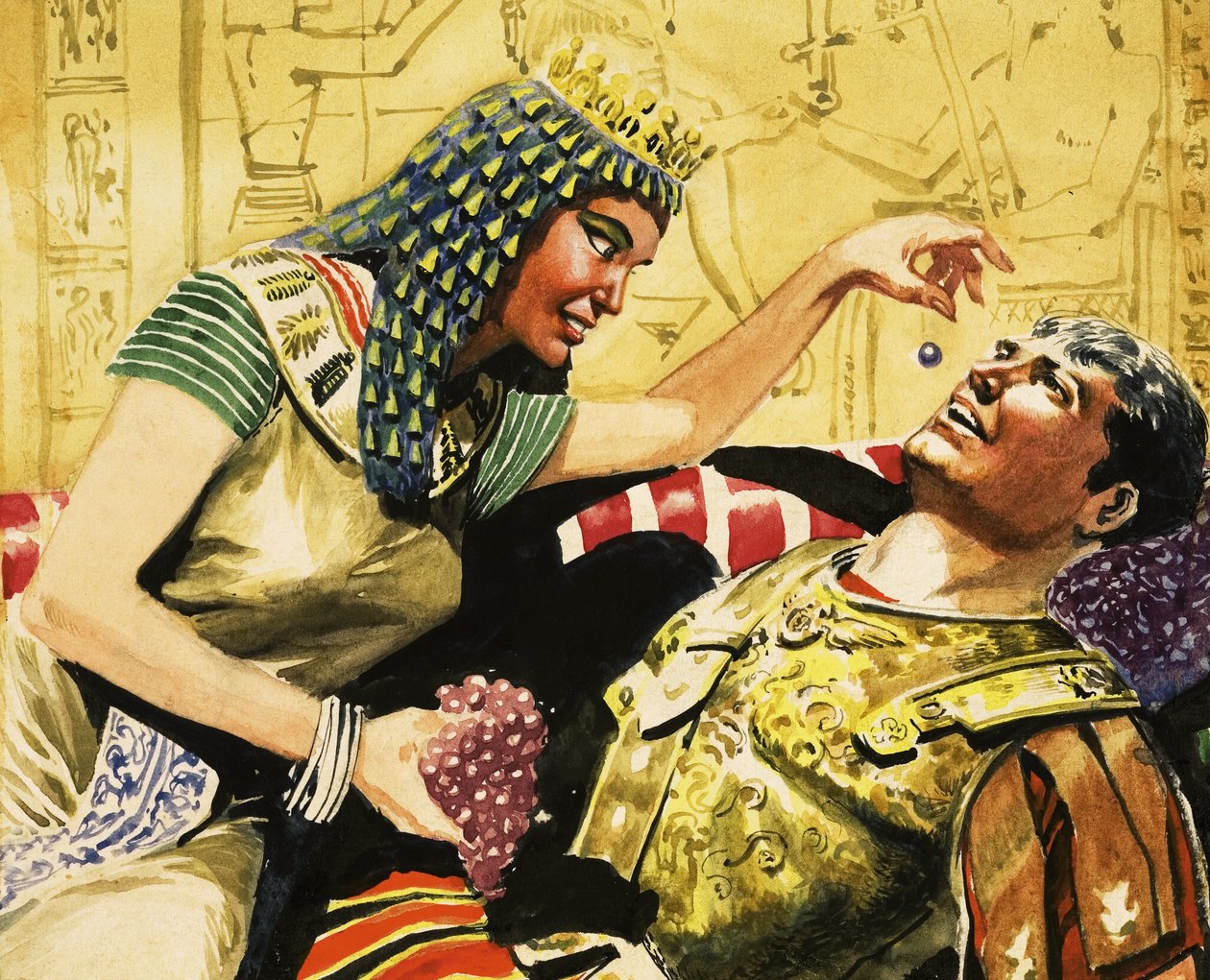 Cleopatra y César de Don Lawrence