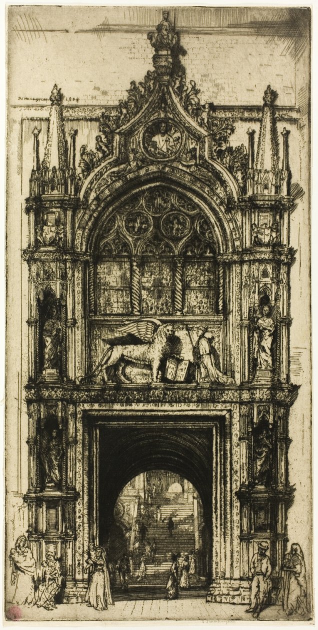 Puerta de los Dogos, Venecia de Donald Shaw MacLaughlan