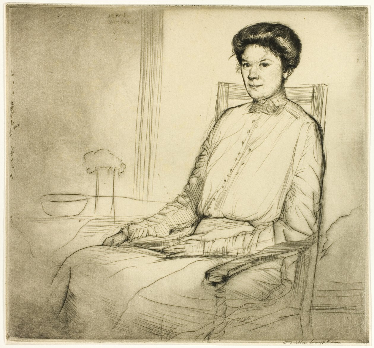 Punta Seca Número Tres: Retrato de Donald Shaw MacLaughlan