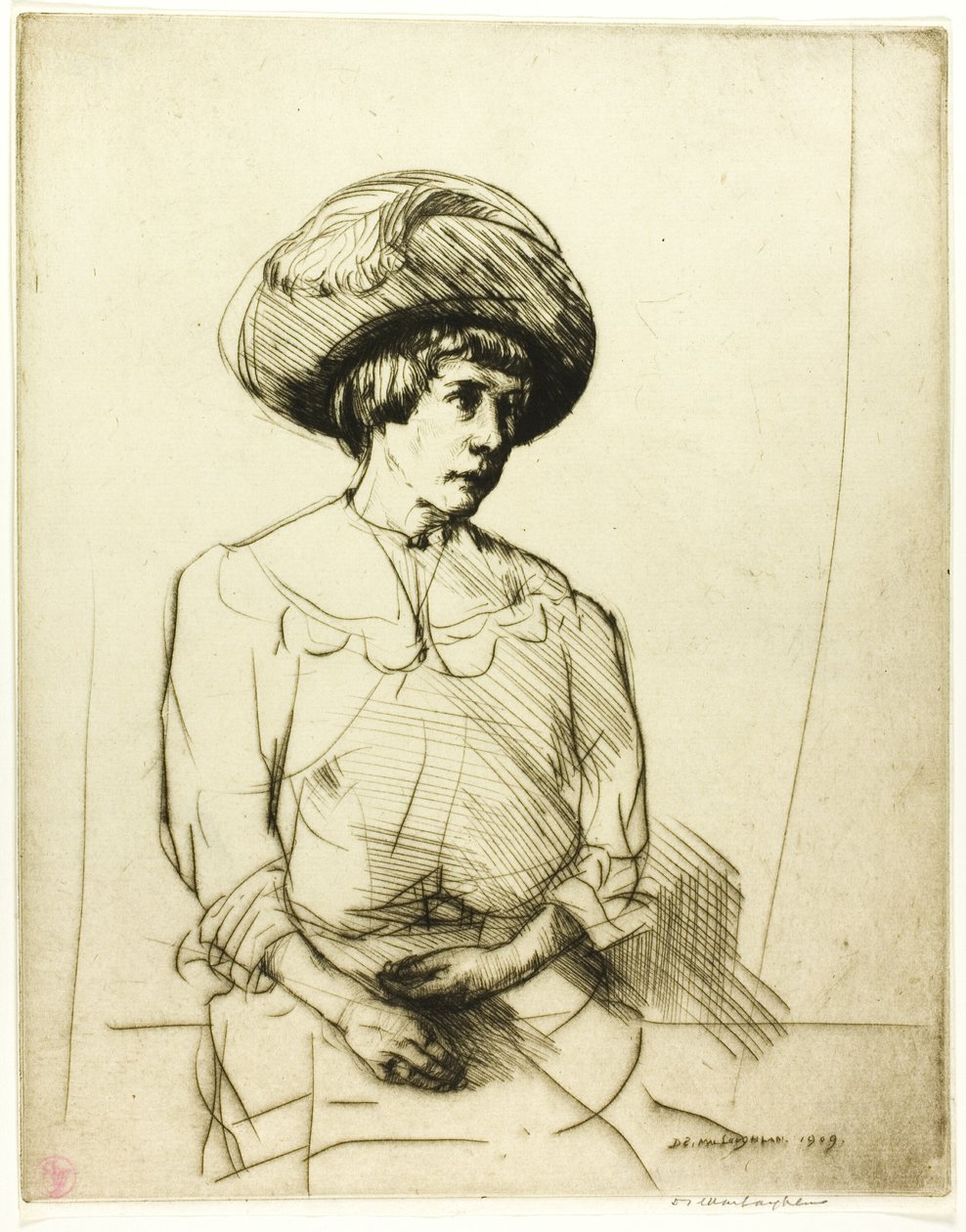 Aguafuerte número dos: Retrato de Donald Shaw MacLaughlan