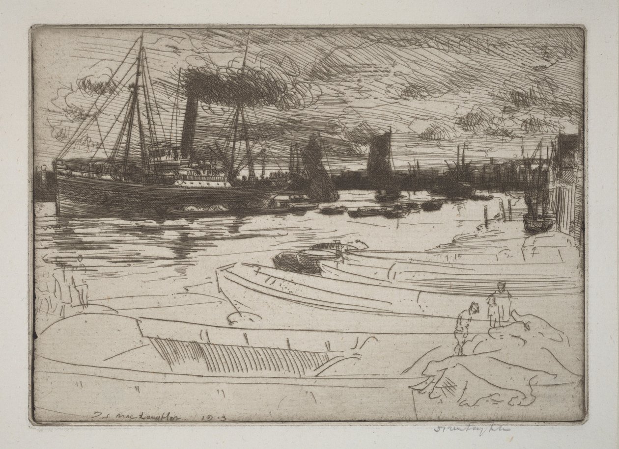 Luz vespertina de Donald Shaw MacLaughlan
