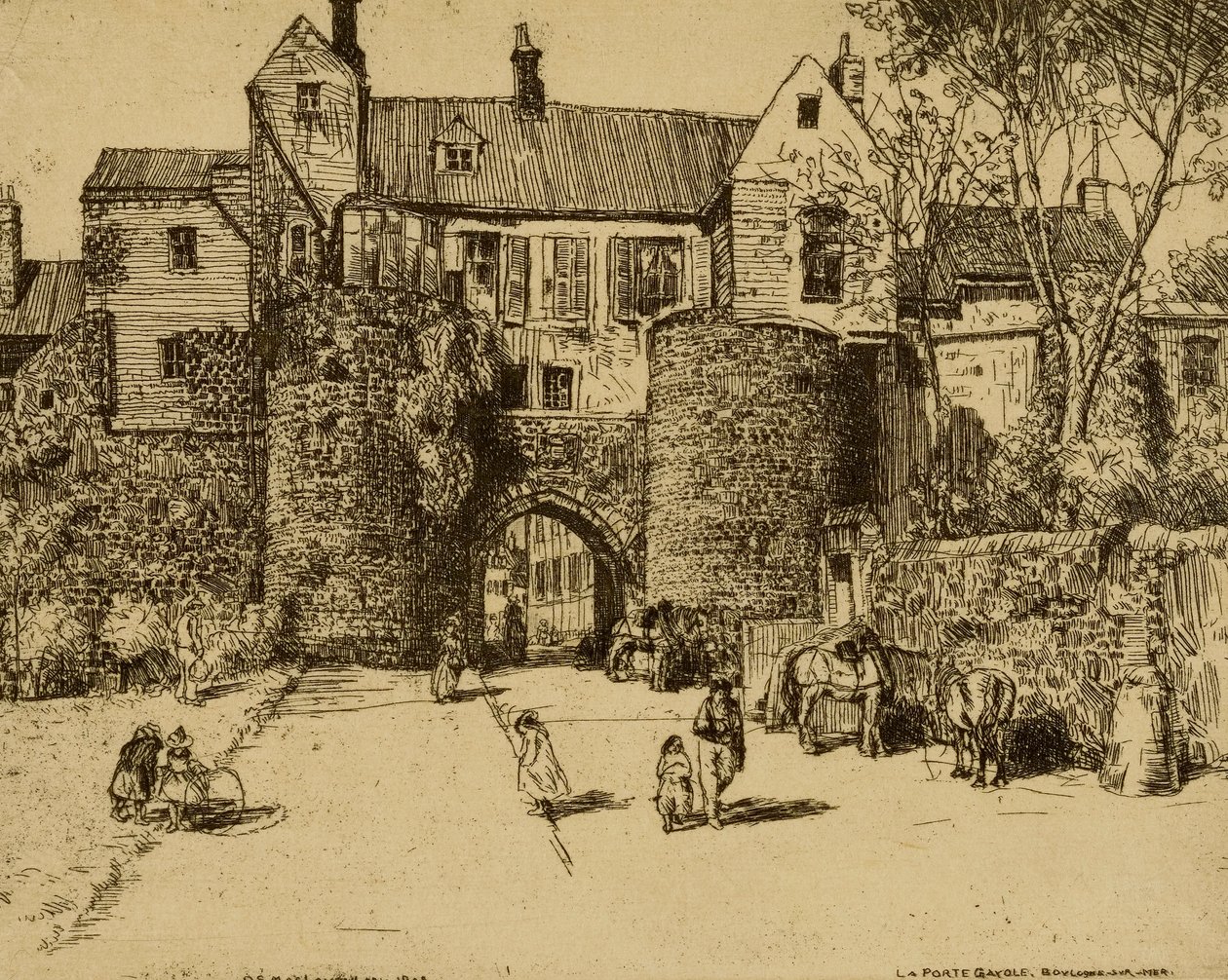 La Porte Gayole, Boulogne sur Mer de Donald Shaw MacLaughlan