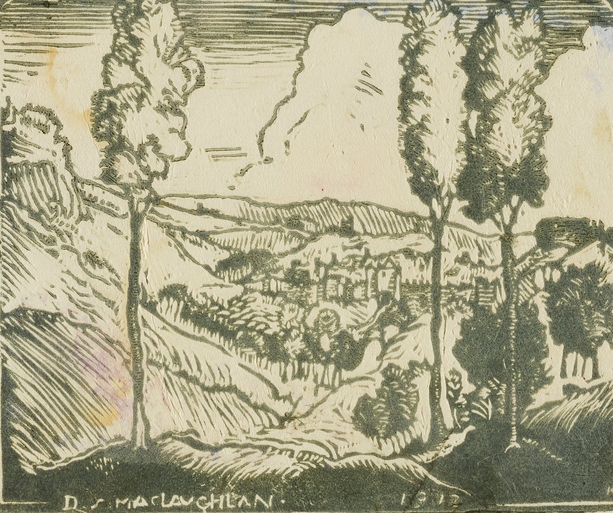 Paisaje de Donald Shaw MacLaughlan