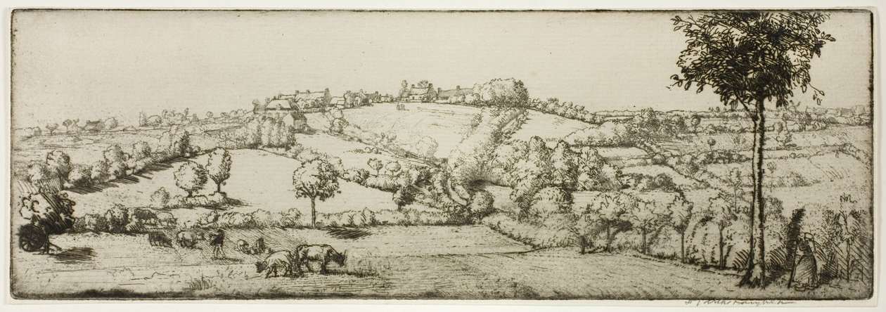 Paisaje, Bretaña de Donald Shaw MacLaughlan