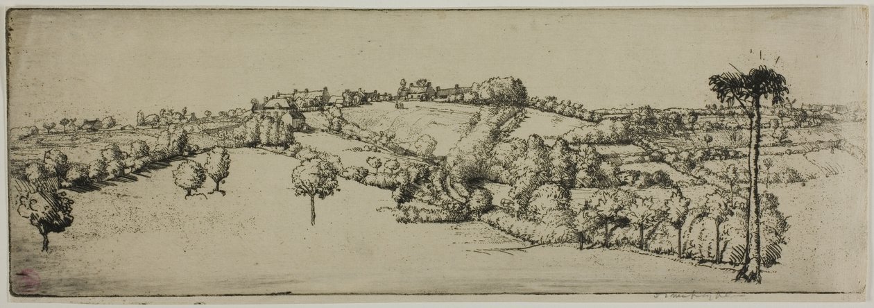 Paisaje, Bretaña de Donald Shaw MacLaughlan