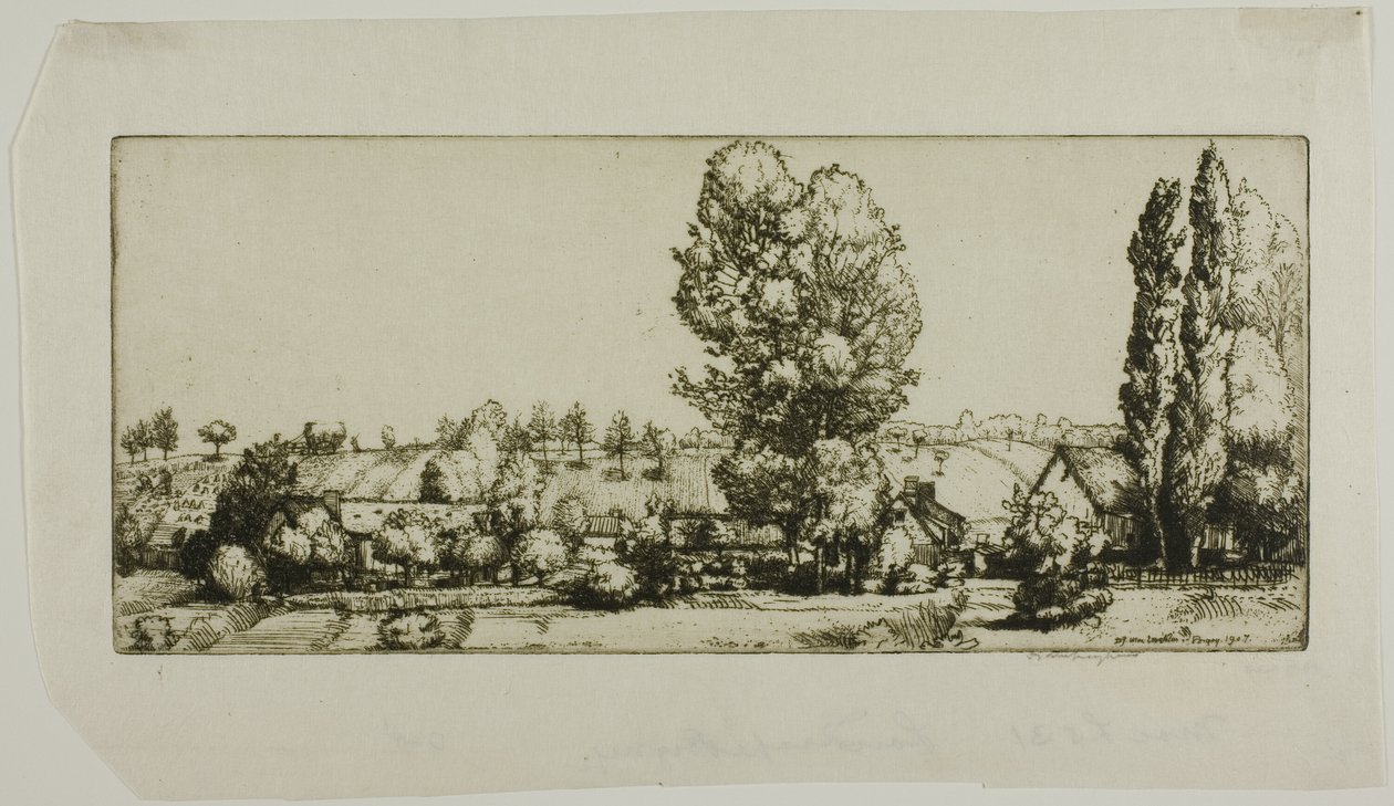Paisaje, Poigny de Donald Shaw MacLaughlan