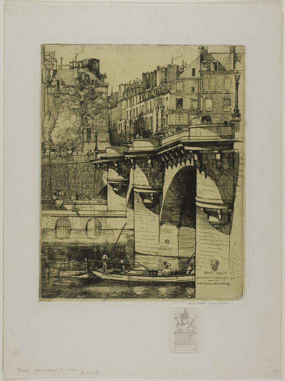 Le Pont Neuf, París de Donald Shaw MacLaughlan