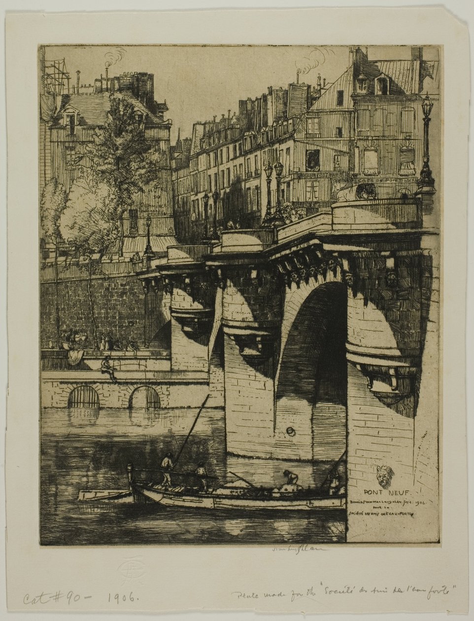 Le Pont Neuf, París de Donald Shaw MacLaughlan