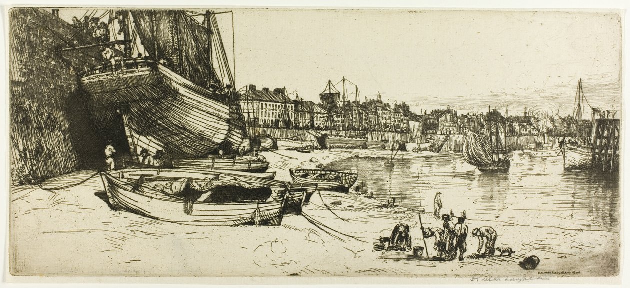 El puerto de Boulogne-sur-Mer de Donald Shaw MacLaughlan
