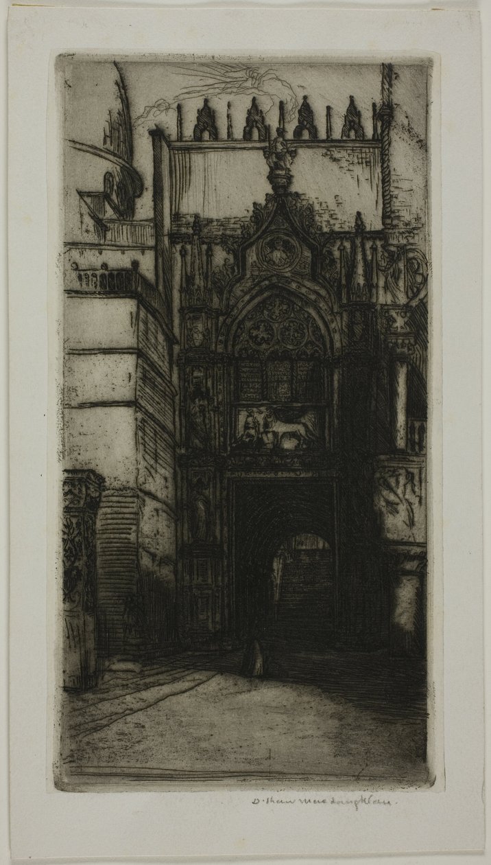 Portal del Palacio Ducal, Venecia de Donald Shaw MacLaughlan