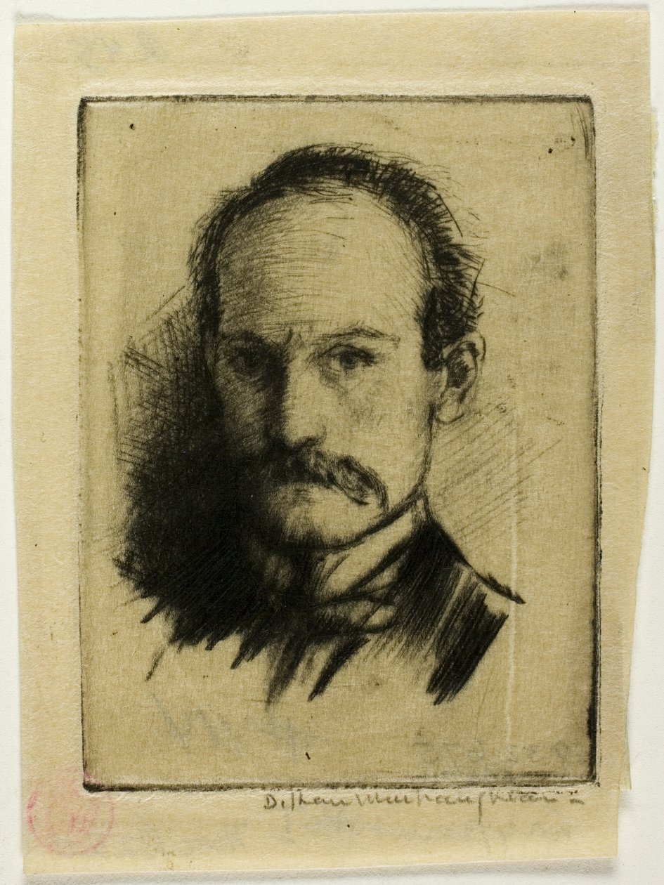 Retrato del artista de Donald Shaw MacLaughlan