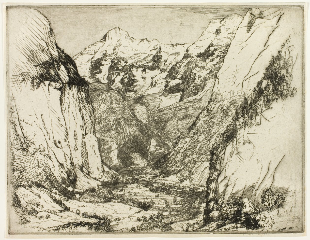 El Lauterbrunnen de Donald Shaw MacLaughlan
