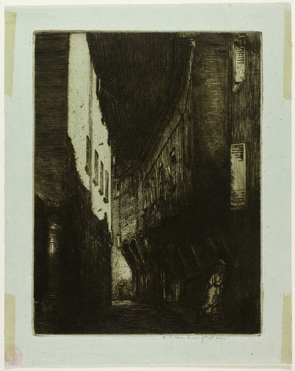 Via San Vitale, Bolonia de Donald Shaw MacLaughlan