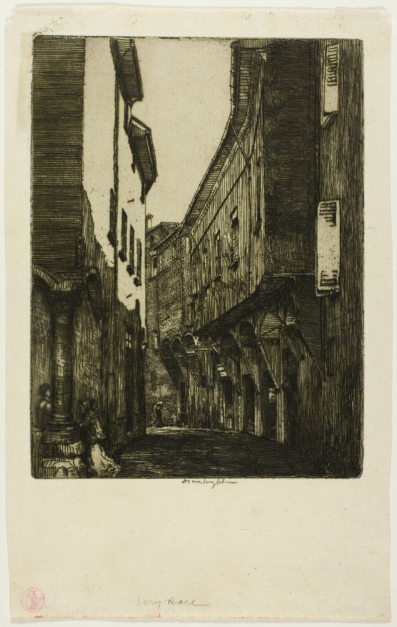 Via San Vitale, Bolonia de Donald Shaw MacLaughlan