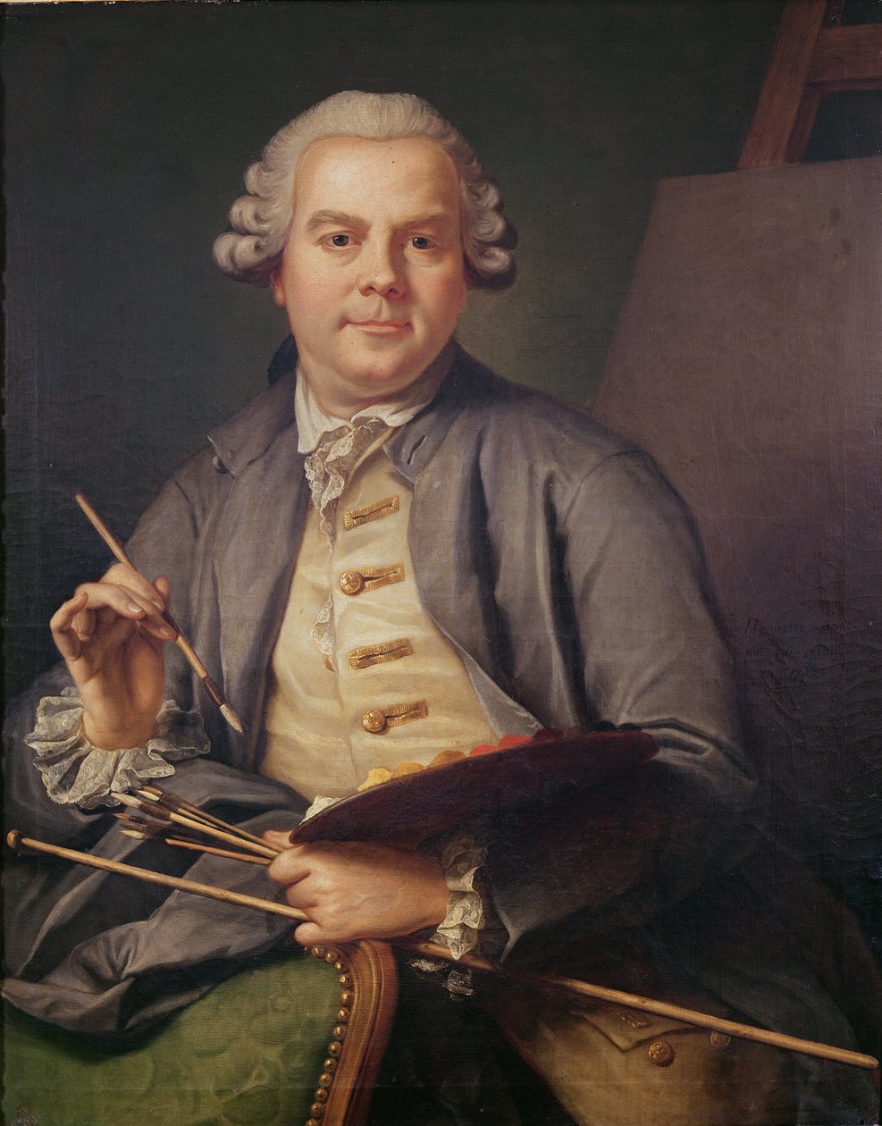Autorretrato, 1758 de Donat Nonotte