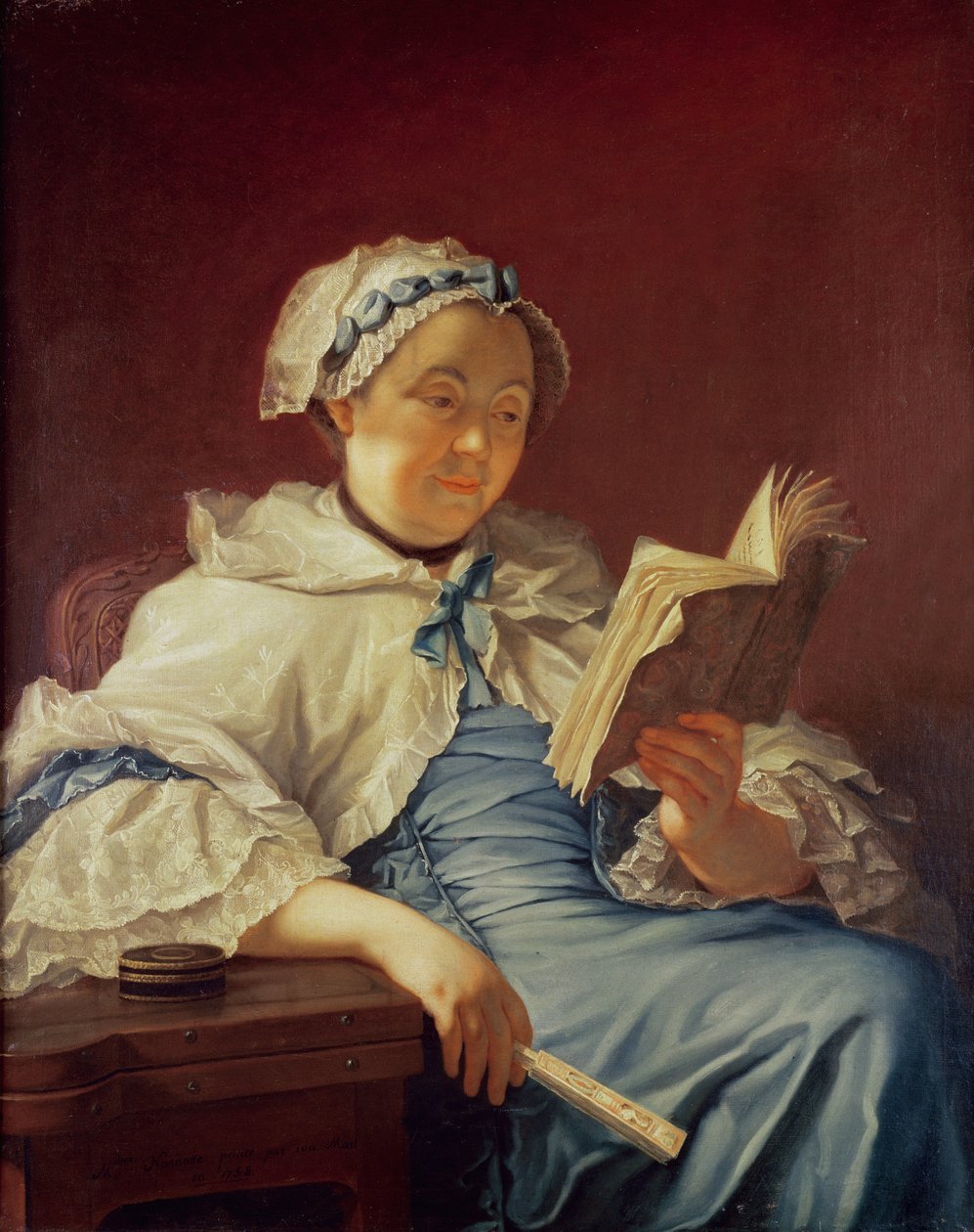 La esposa del artista, 1758 de Donat Nonotte