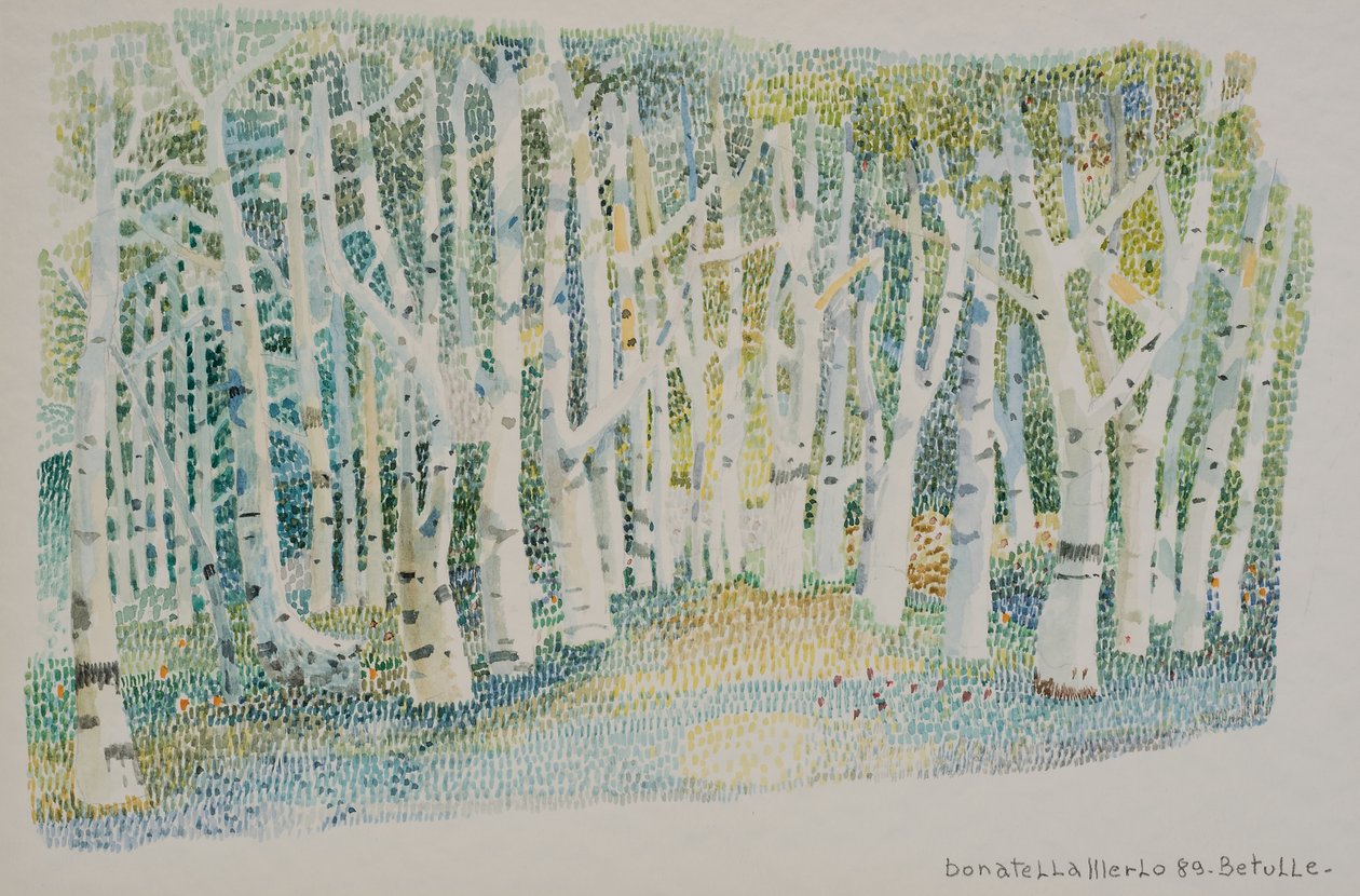 Bosque de abedules de Donatella Merlo