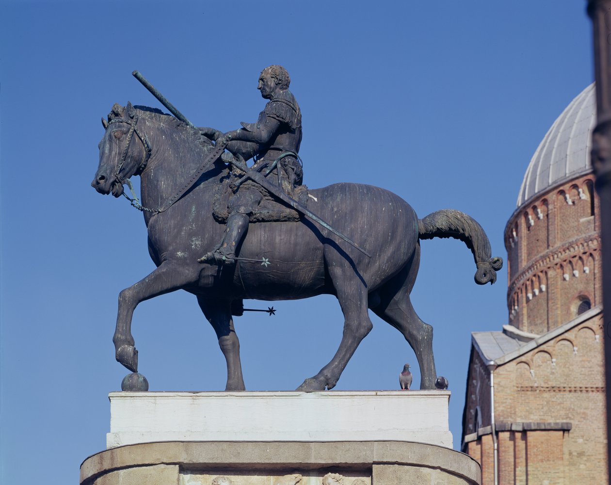 Retrato ecuestre de Gattamelata, 1453 de Donatello