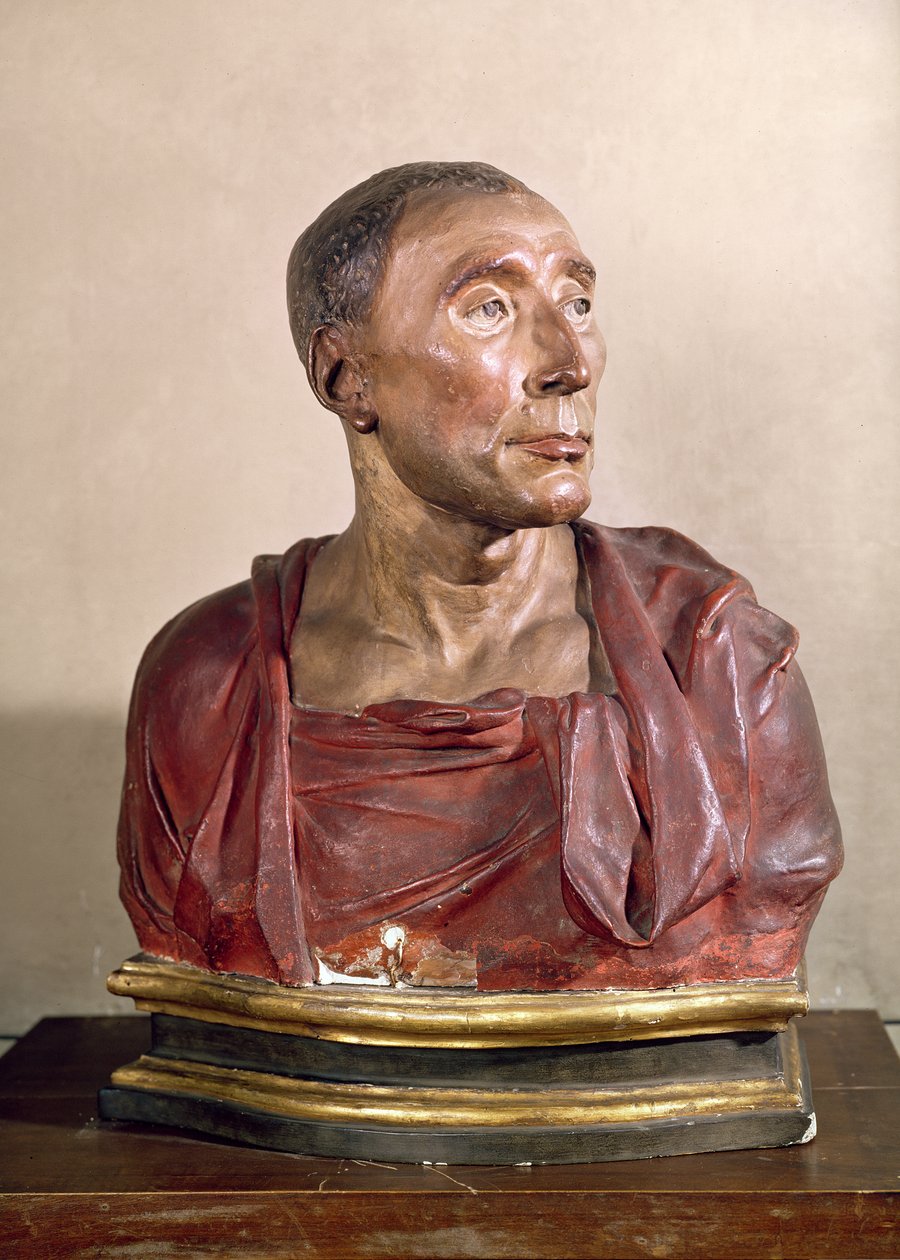 Busto retrato del condottiero Niccolo da Uzzano (1359-1431) de Donatello
