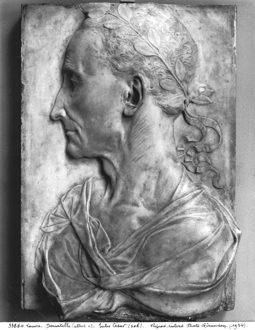 Retrato de Julio César (101-44 a.C.) de Donatello
