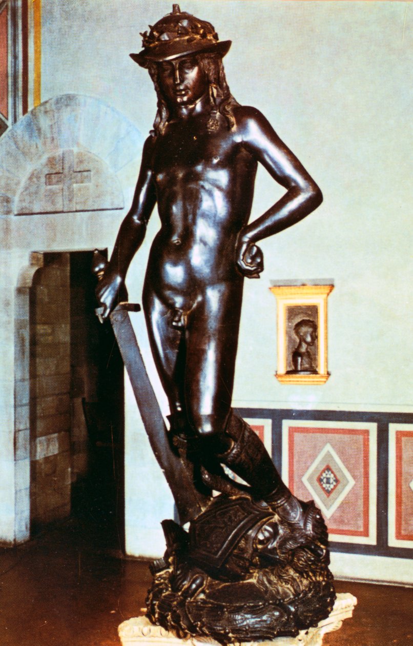 Estatua de bronce de David, c1430-1440 de Donatello